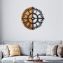 Wallity Wooden Clock - 63 Nogal y Negro